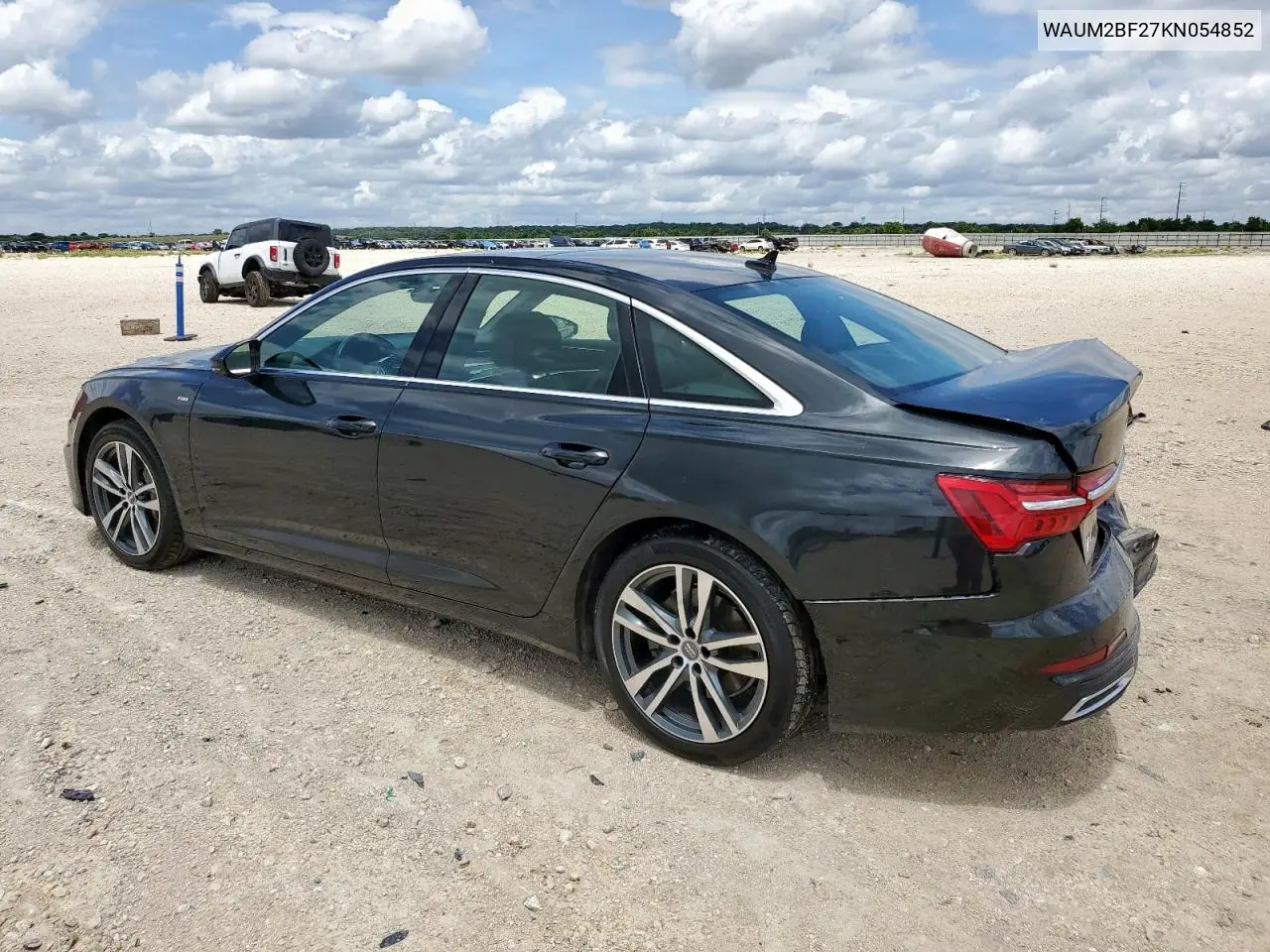 2019 Audi A6 Prestige VIN: WAUM2BF27KN054852 Lot: 62843505
