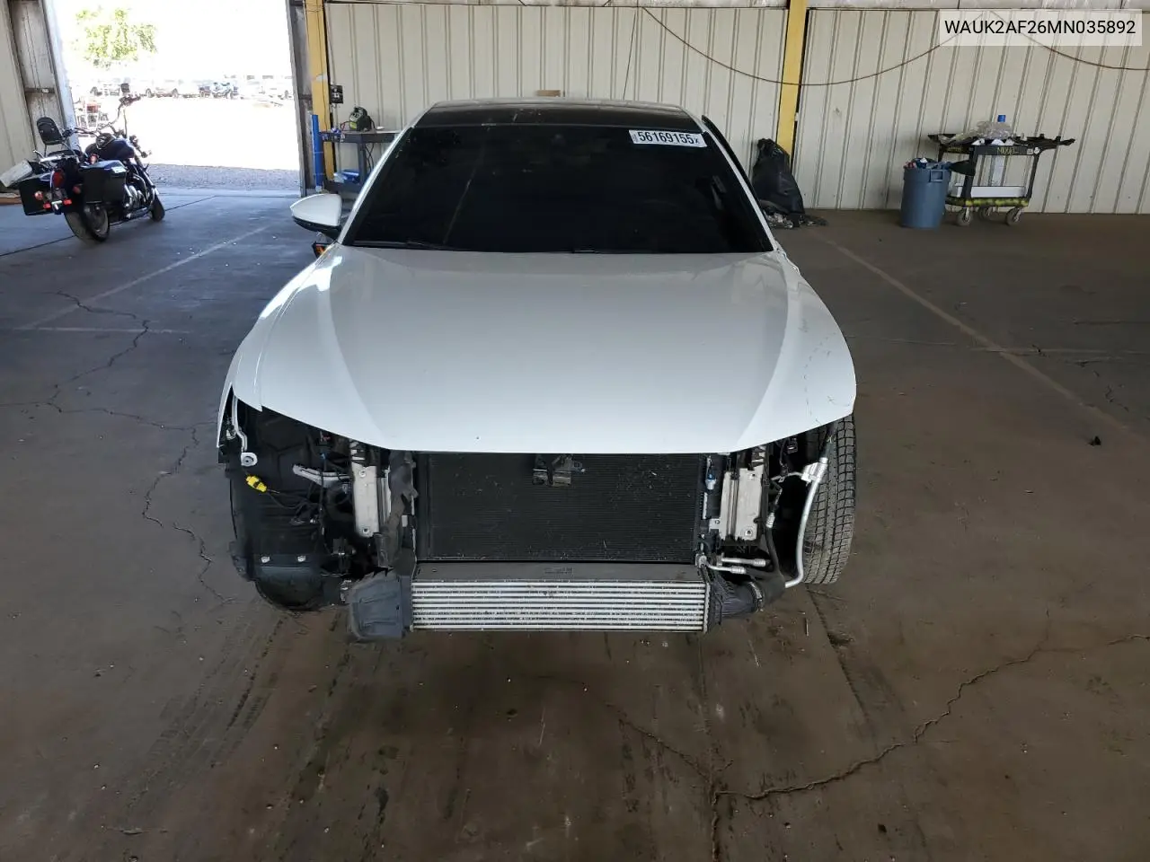 2021 Audi A6 Premium VIN: WAUK2AF26MN035892 Lot: 56169155