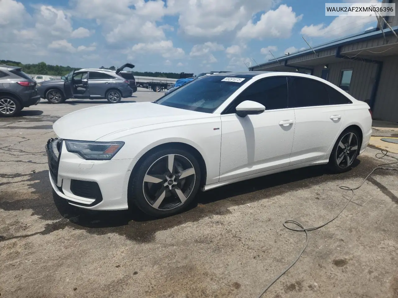 2021 Audi A6 Premium VIN: WAUK2AF2XMN036396 Lot: 63091075