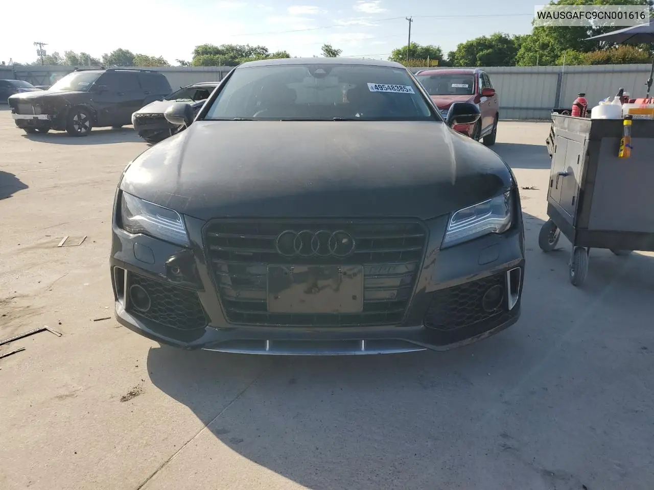 2012 Audi A7 Prestige VIN: WAUSGAFC9CN001616 Lot: 49548385