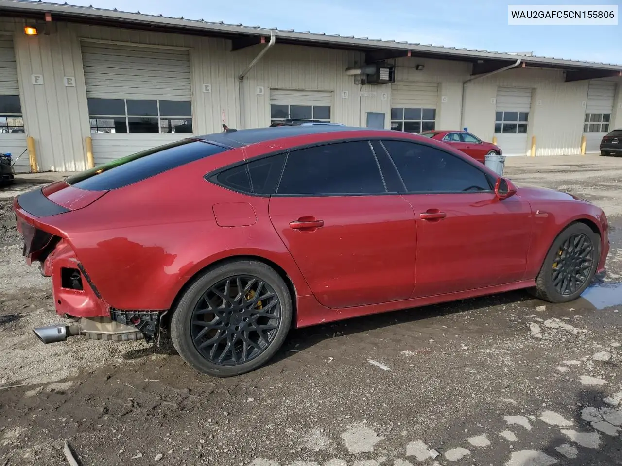 2012 Audi A7 Prestige VIN: WAU2GAFC5CN155806 Lot: 49988255