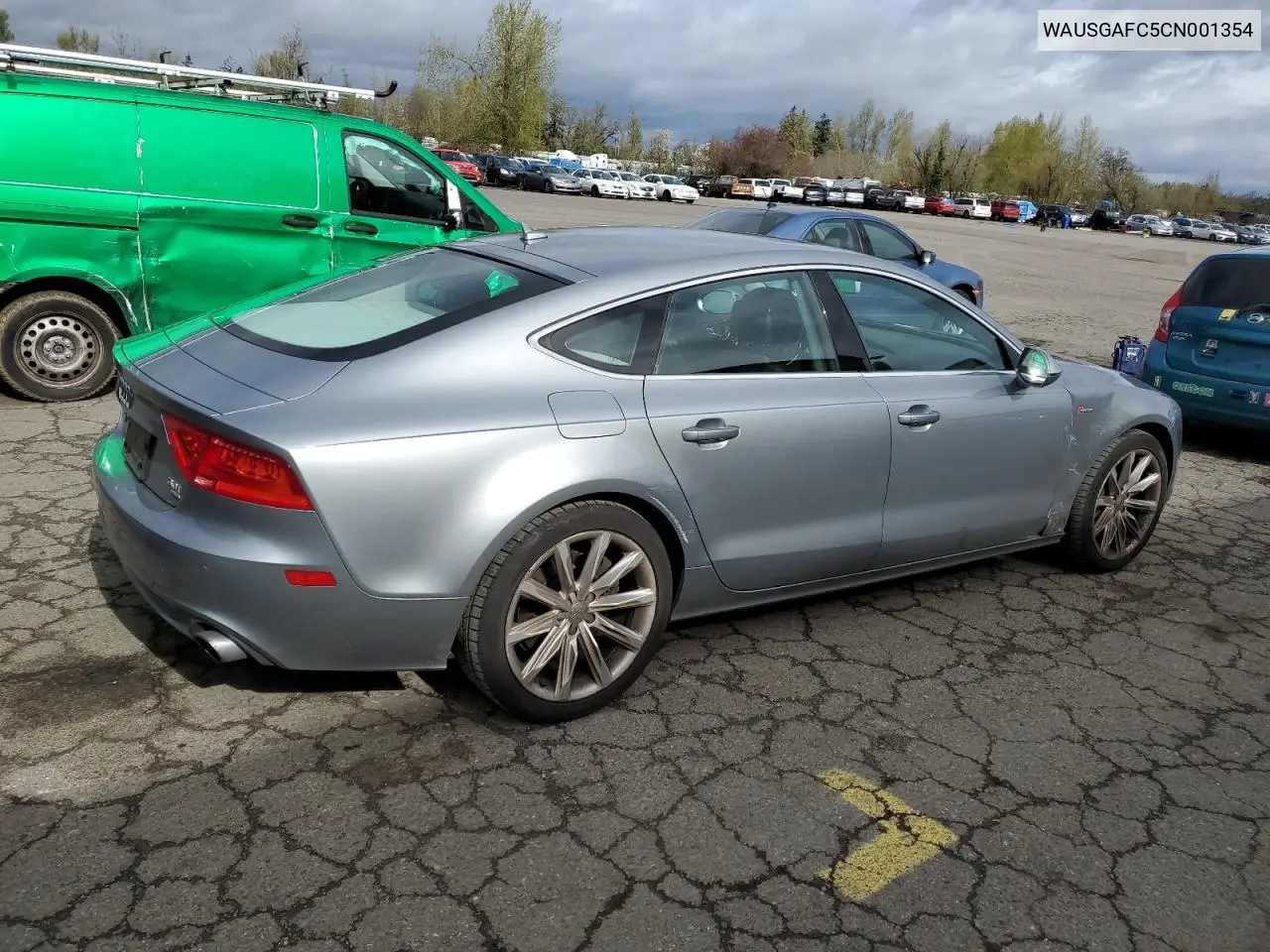 2012 Audi A7 Prestige VIN: WAUSGAFC5CN001354 Lot: 50632435