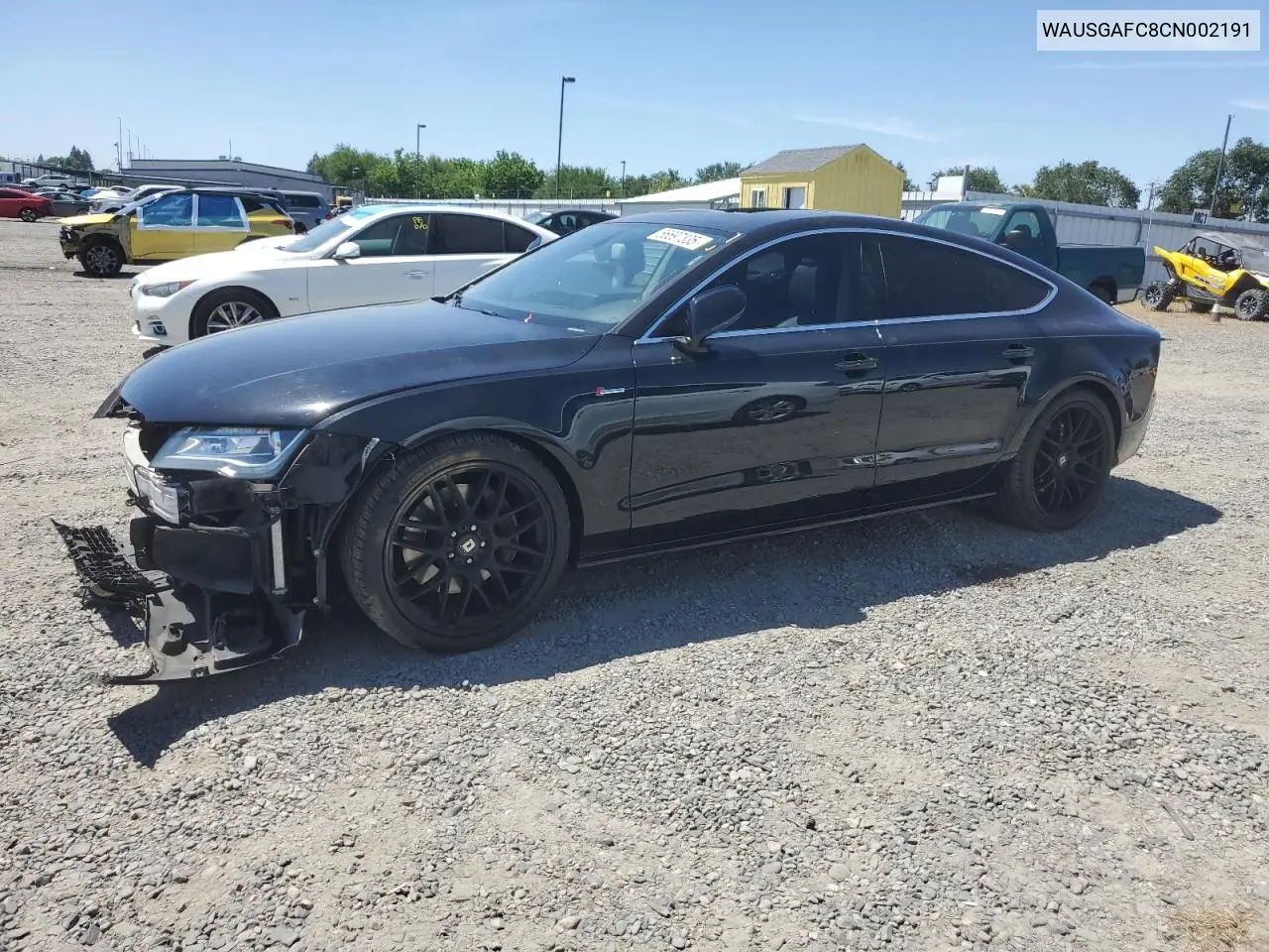 2012 Audi A7 Prestige VIN: WAUSGAFC8CN002191 Lot: 56697335