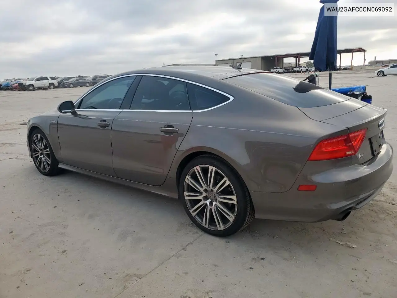 2012 Audi A7 Prestige VIN: WAU2GAFC0CN069092 Lot: 60729475
