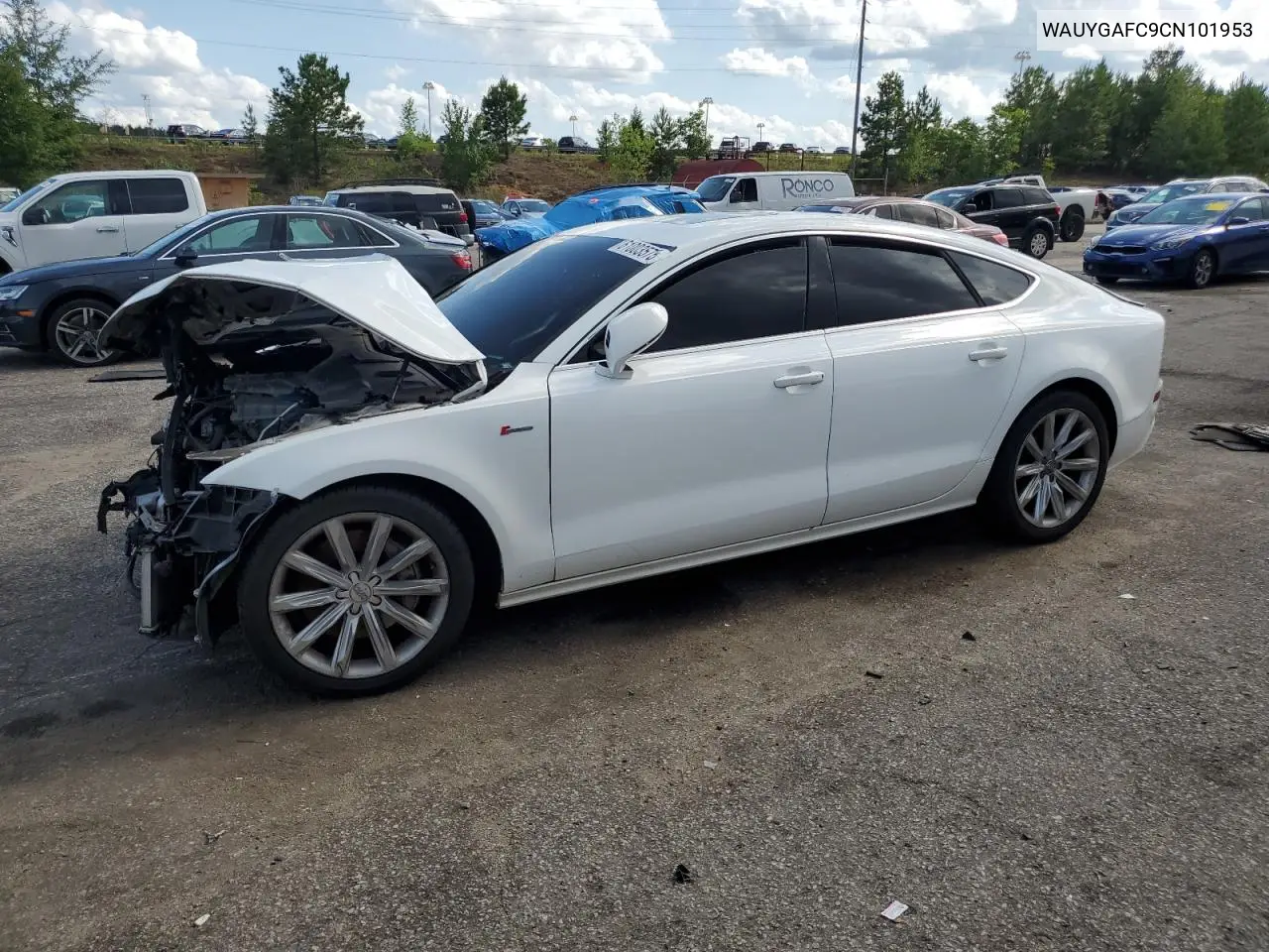 2012 Audi A7 Premium Plus VIN: WAUYGAFC9CN101953 Lot: 61003575