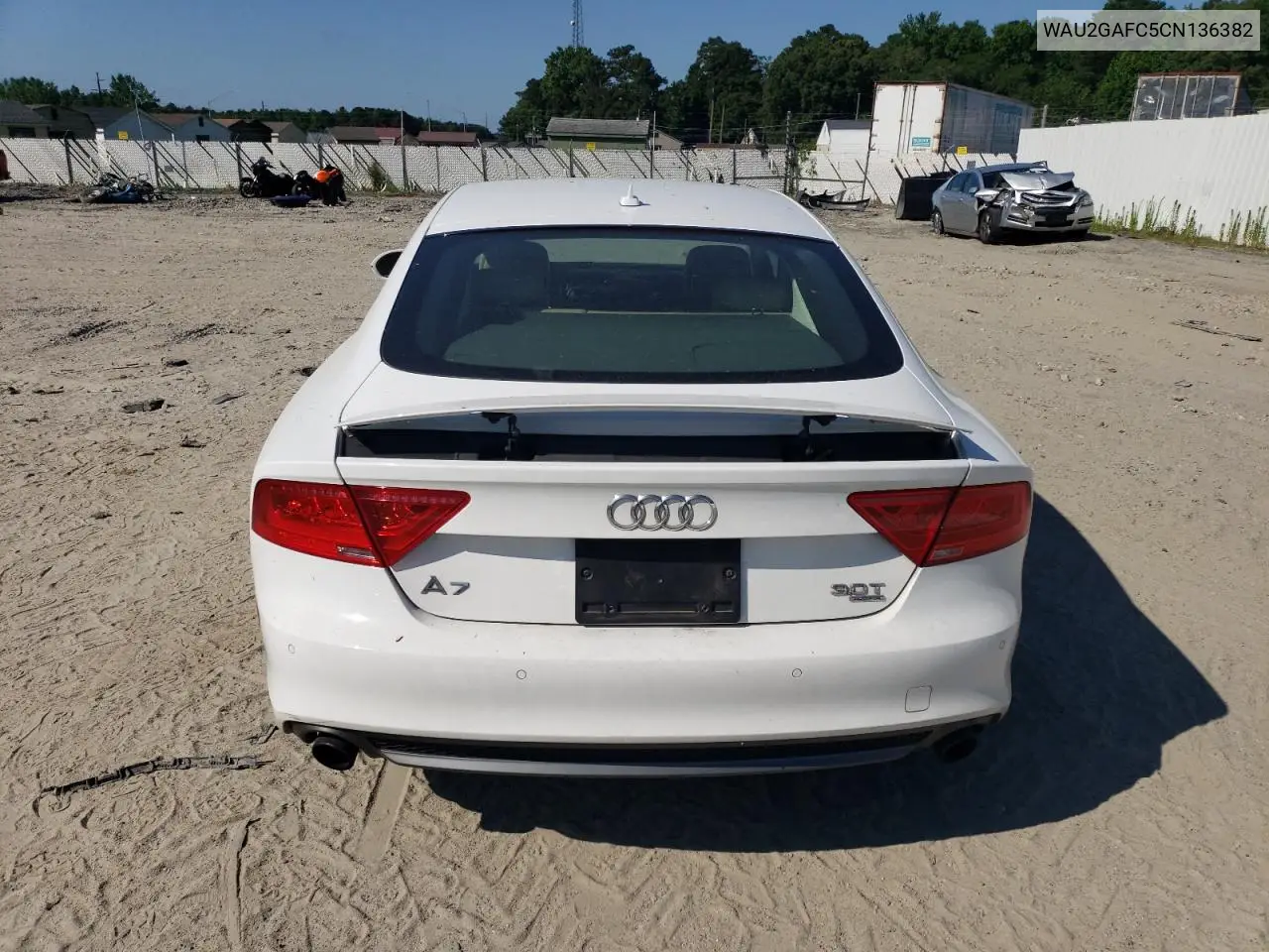 2012 Audi A7 Prestige VIN: WAU2GAFC5CN136382 Lot: 61076065