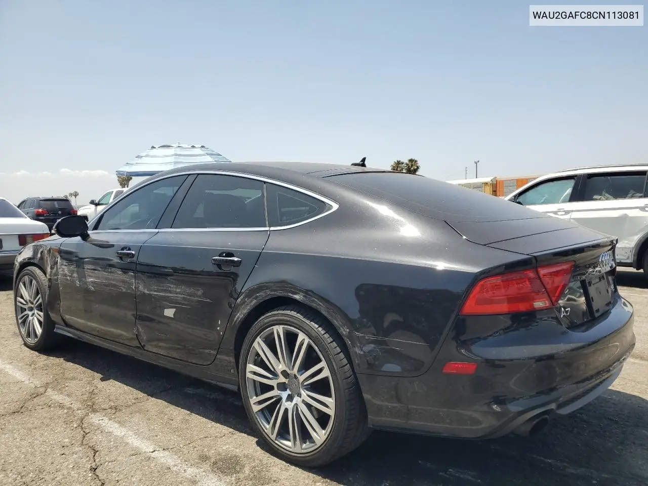 2012 Audi A7 Prestige VIN: WAU2GAFC8CN113081 Lot: 62189975