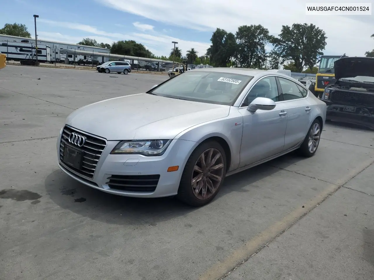 2012 Audi A7 Prestige VIN: WAUSGAFC4CN001524 Lot: 63152505