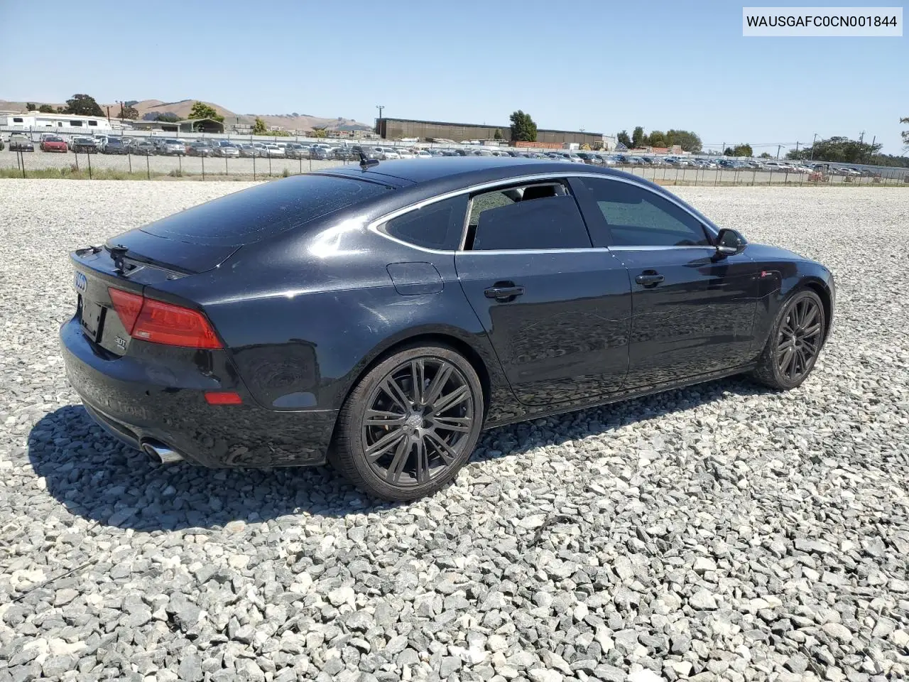 2012 Audi A7 Prestige VIN: WAUSGAFC0CN001844 Lot: 63410095