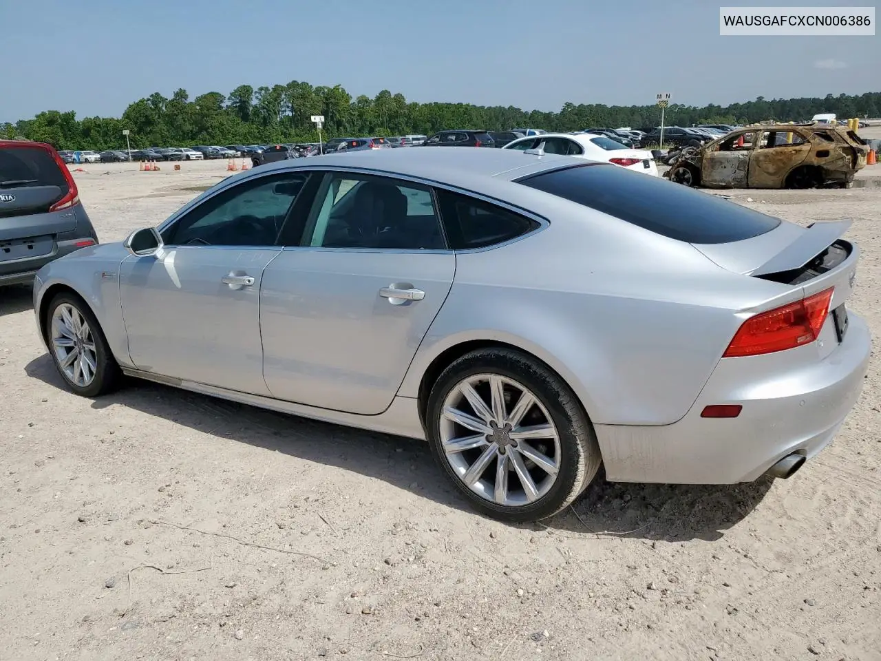 2012 Audi A7 Prestige VIN: WAUSGAFCXCN006386 Lot: 63454545