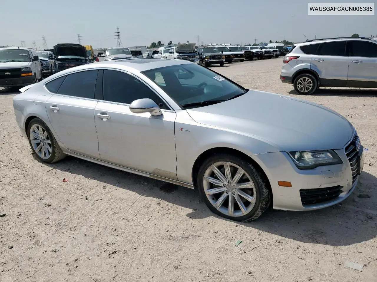 2012 Audi A7 Prestige VIN: WAUSGAFCXCN006386 Lot: 63454545