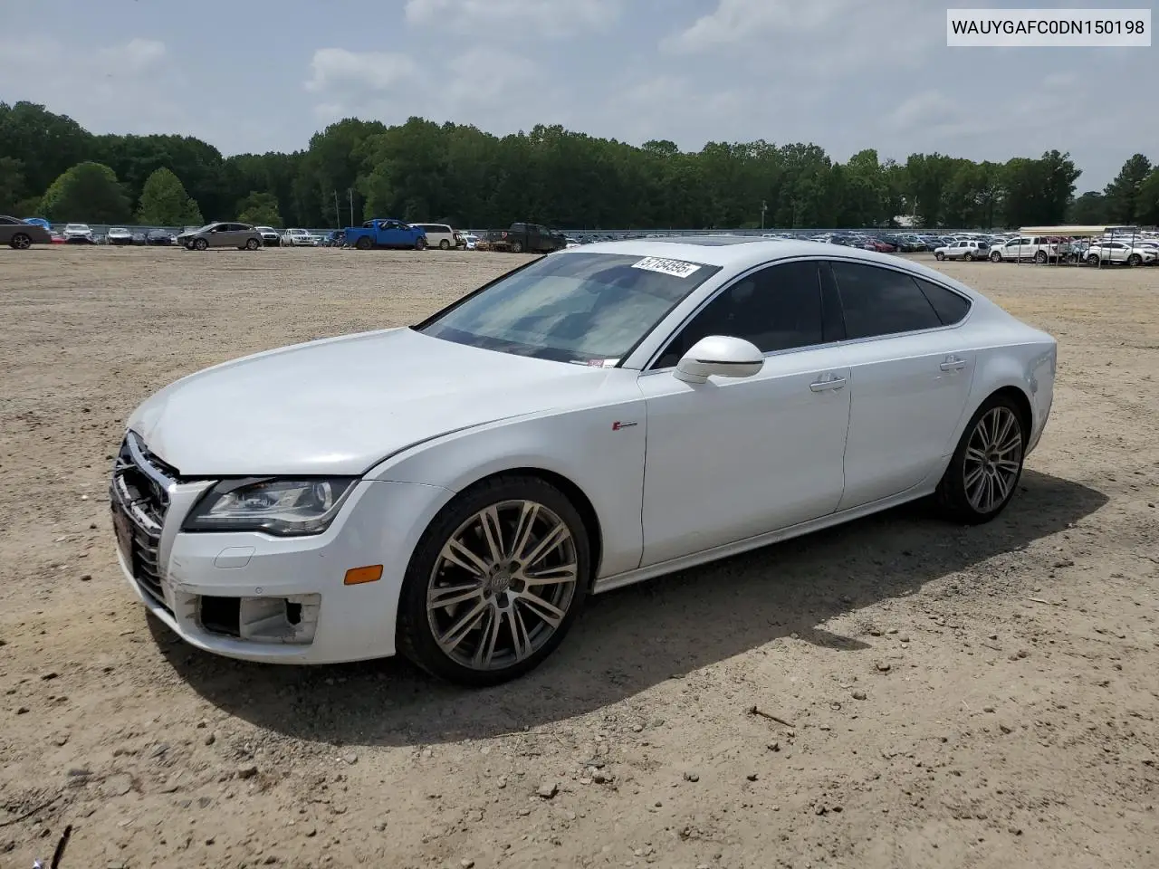2013 Audi A7 Premium Plus VIN: WAUYGAFC0DN150198 Lot: 57154595