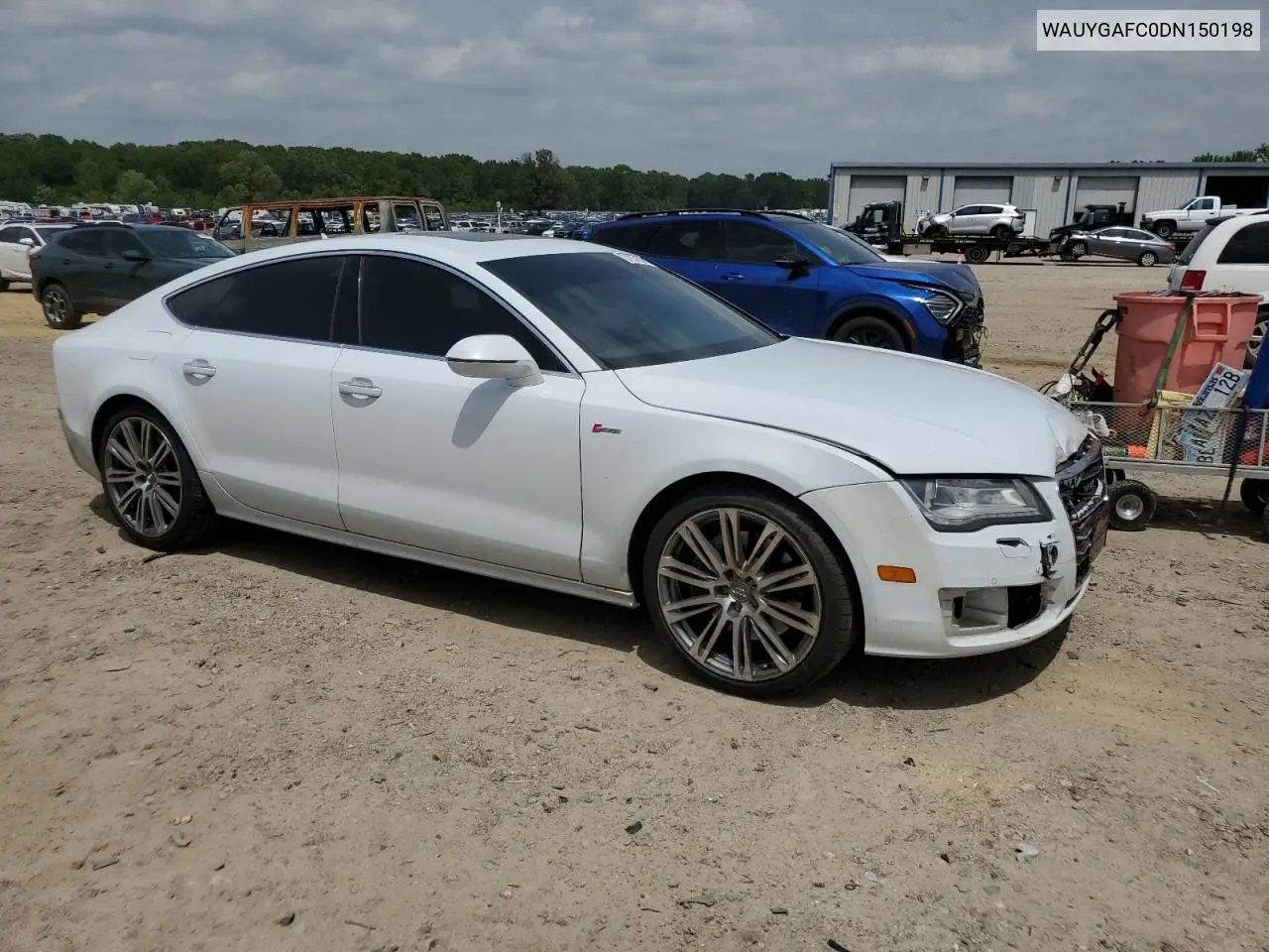 2013 Audi A7 Premium Plus VIN: WAUYGAFC0DN150198 Lot: 57154595