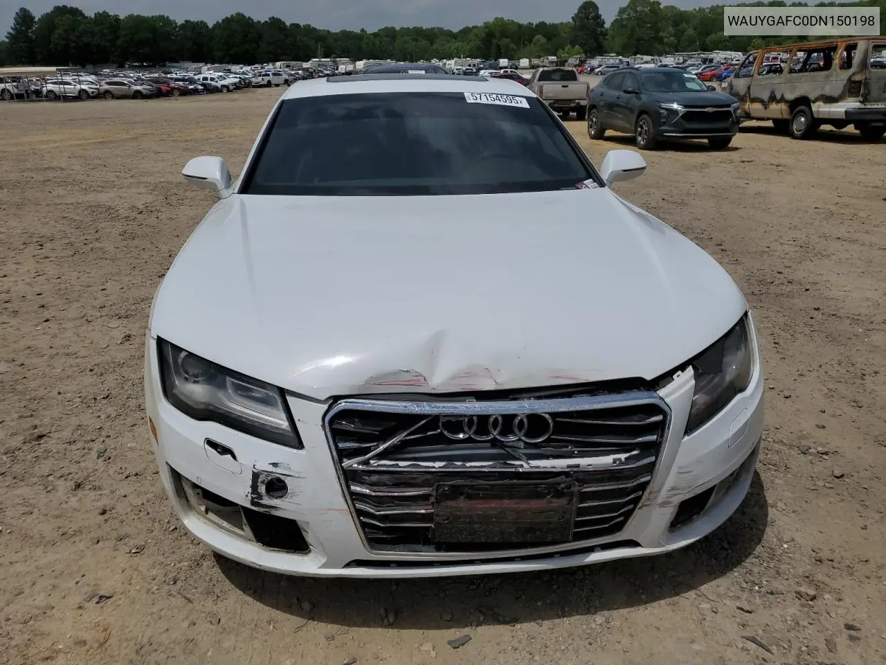 2013 Audi A7 Premium Plus VIN: WAUYGAFC0DN150198 Lot: 57154595