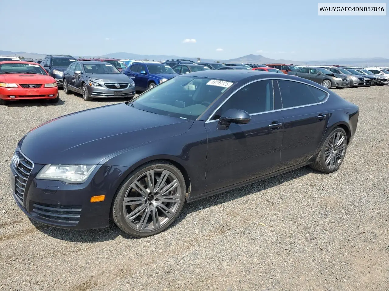 2013 Audi A7 Premium Plus VIN: WAUYGAFC4DN057846 Lot: 59159125