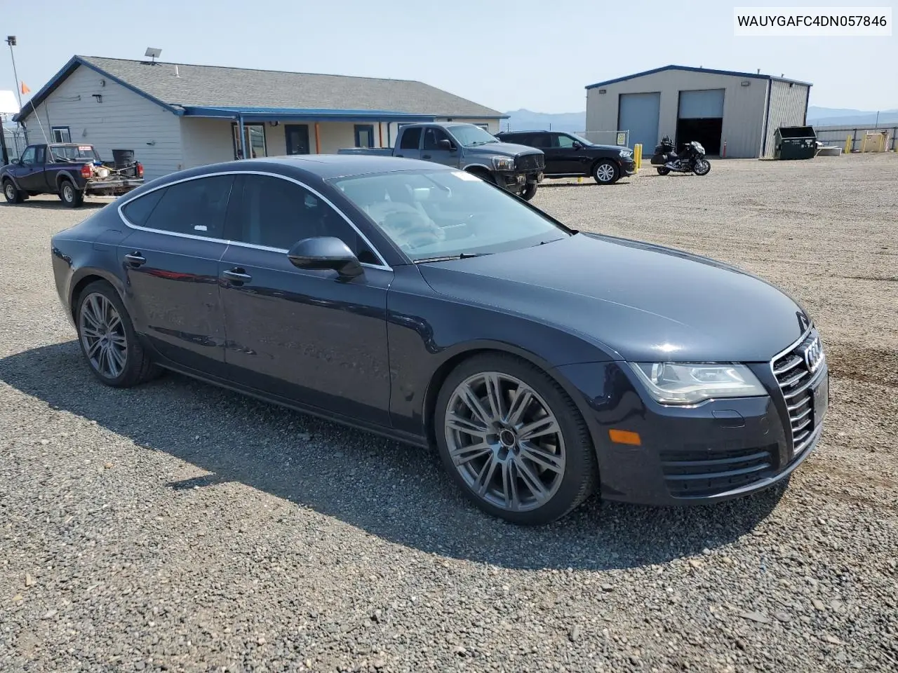 2013 Audi A7 Premium Plus VIN: WAUYGAFC4DN057846 Lot: 59159125