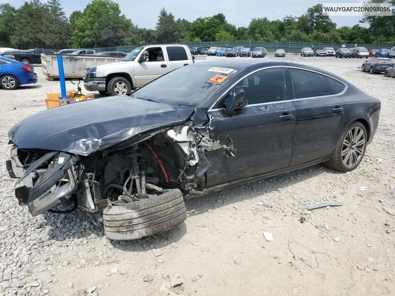 2013 Audi A7 Premium Plus VIN: WAUYGAFC2DN098086 Lot: 62159485