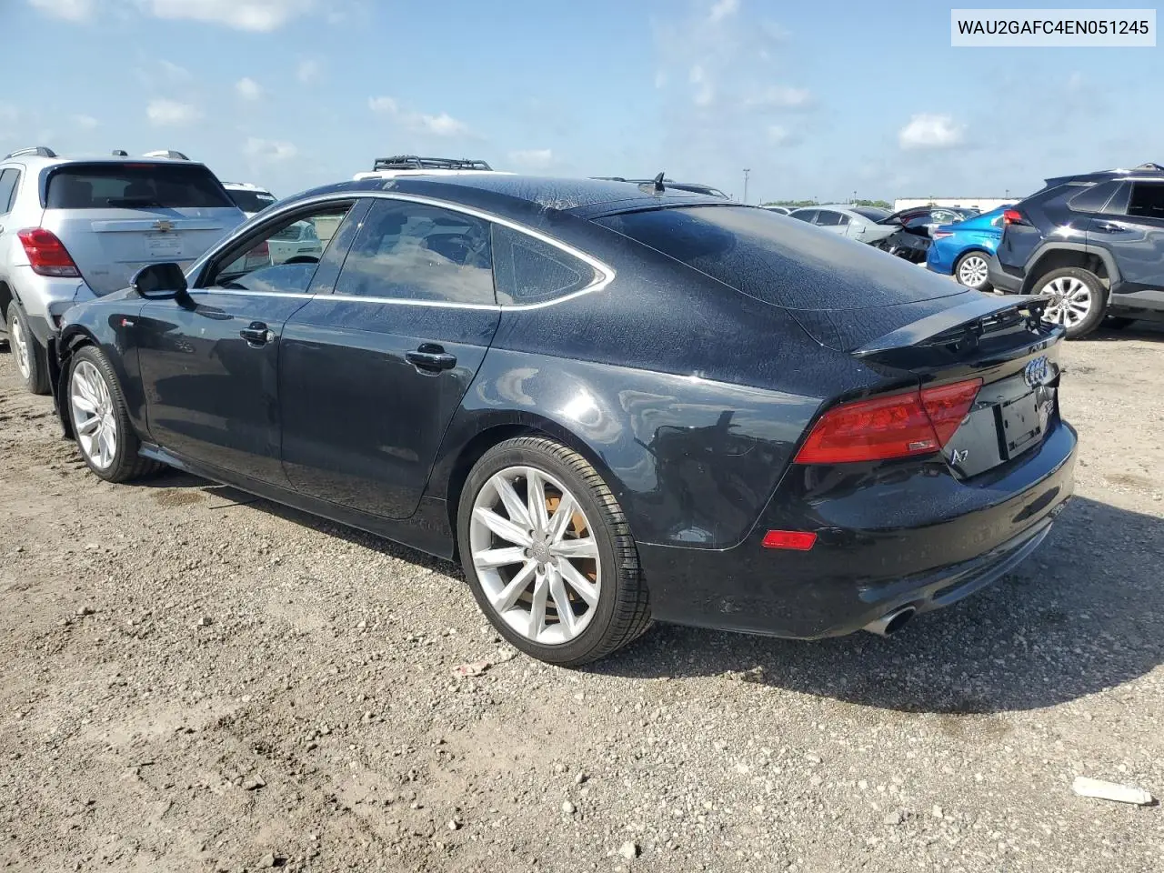 2014 Audi A7 Prestige VIN: WAU2GAFC4EN051245 Lot: 55777015