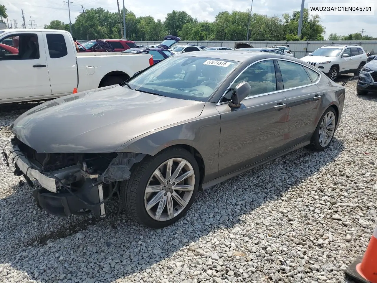 2014 Audi A7 Prestige VIN: WAU2GAFC1EN045791 Lot: 57011815