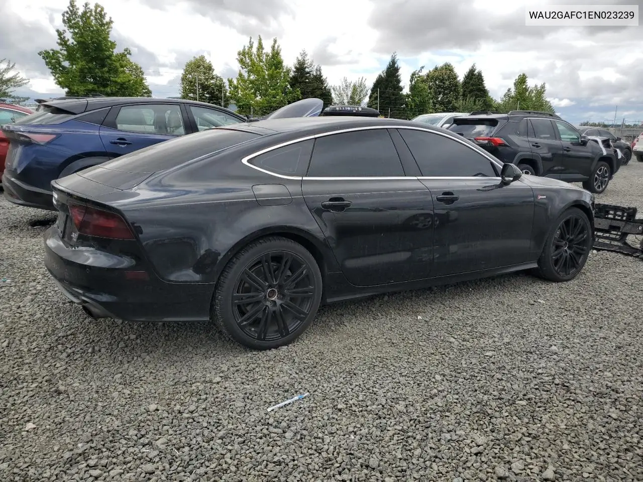 2014 Audi A7 Prestige VIN: WAU2GAFC1EN023239 Lot: 61096075