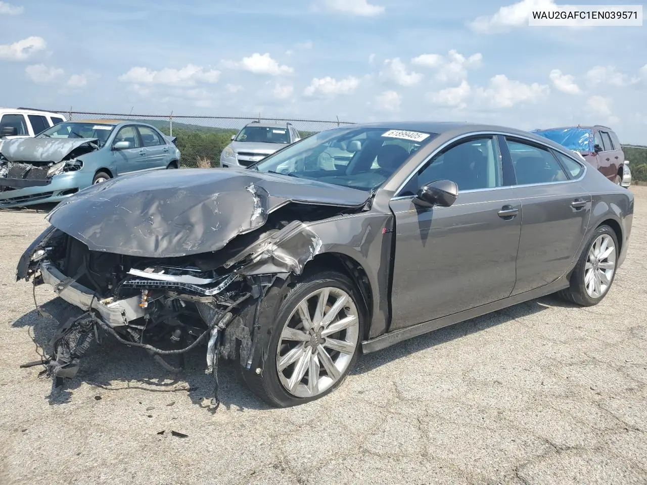2014 Audi A7 Prestige VIN: WAU2GAFC1EN039571 Lot: 61899405