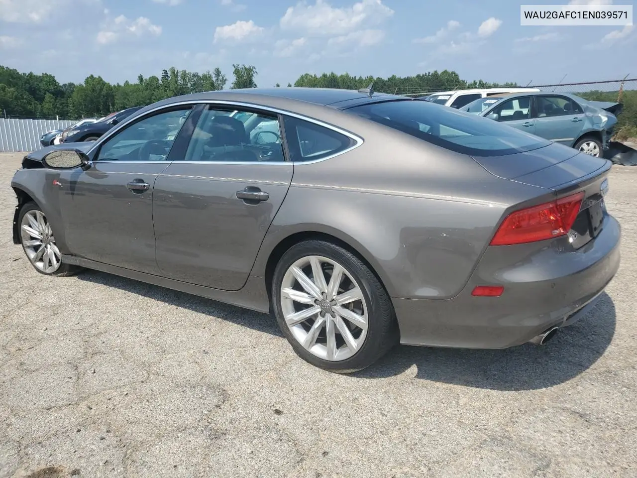 2014 Audi A7 Prestige VIN: WAU2GAFC1EN039571 Lot: 61899405