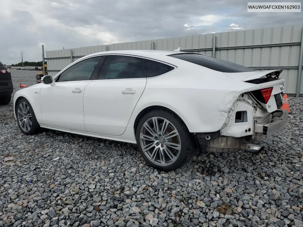 2014 Audi A7 Premium Plus VIN: WAUWGAFCXEN162903 Lot: 63273875