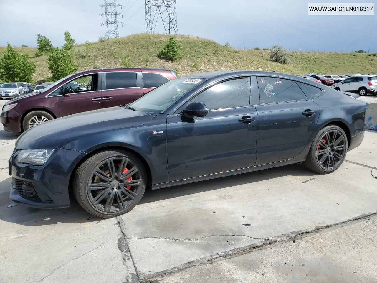 2014 Audi A7 Premium Plus VIN: WAUWGAFC1EN018317 Lot: 63293445