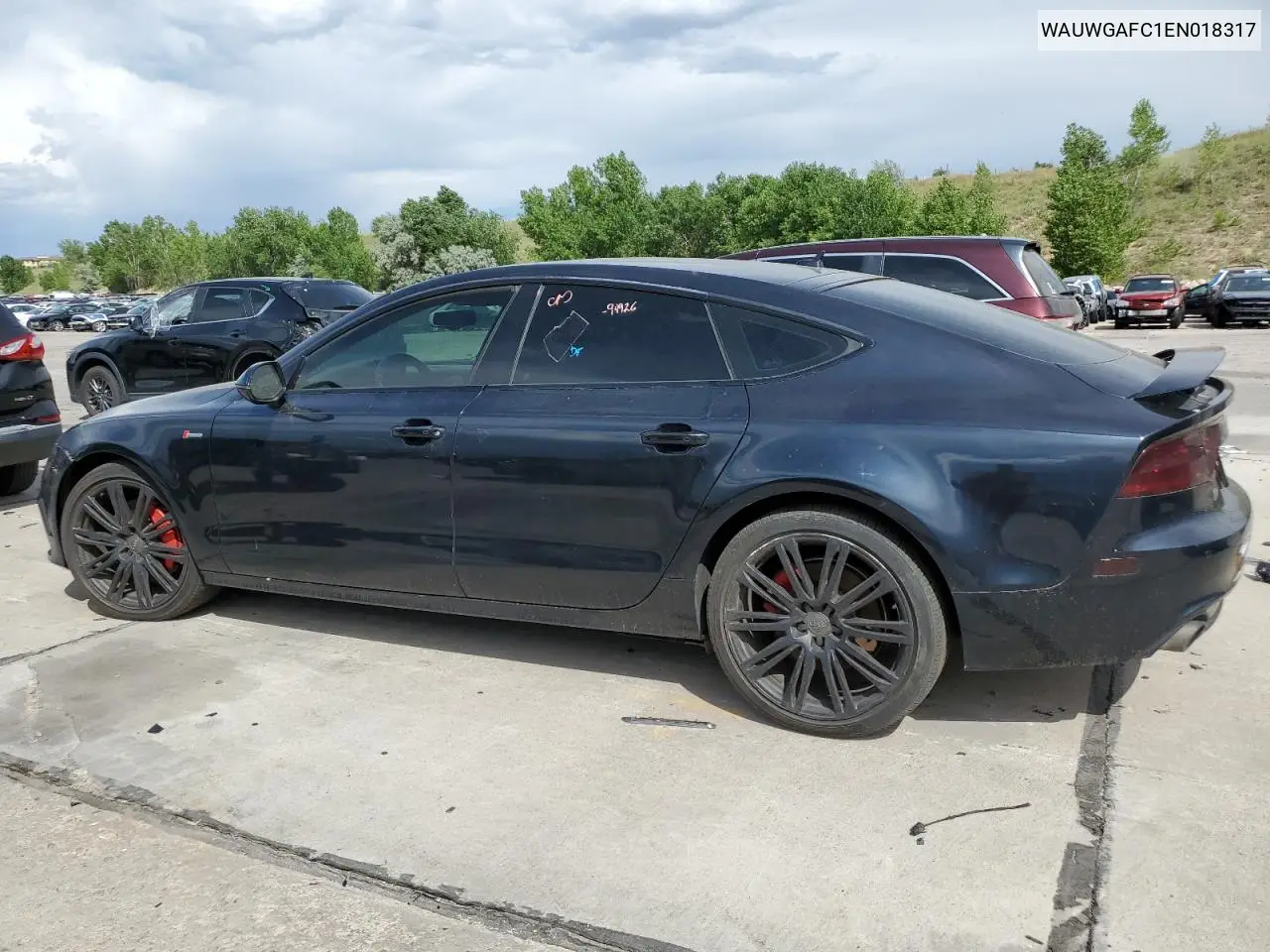 2014 Audi A7 Premium Plus VIN: WAUWGAFC1EN018317 Lot: 63293445