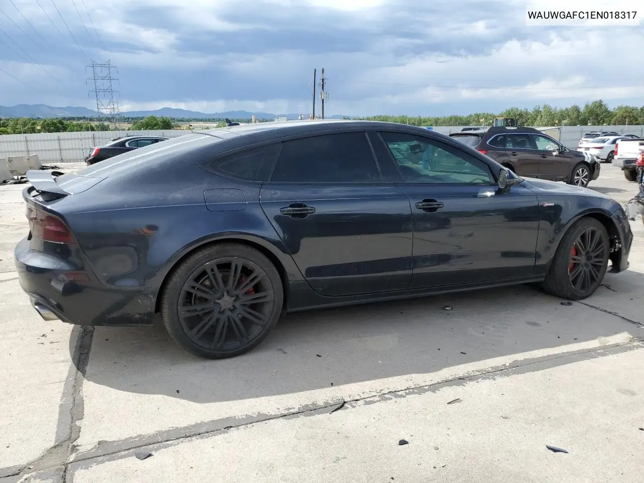 2014 Audi A7 Premium Plus VIN: WAUWGAFC1EN018317 Lot: 63293445