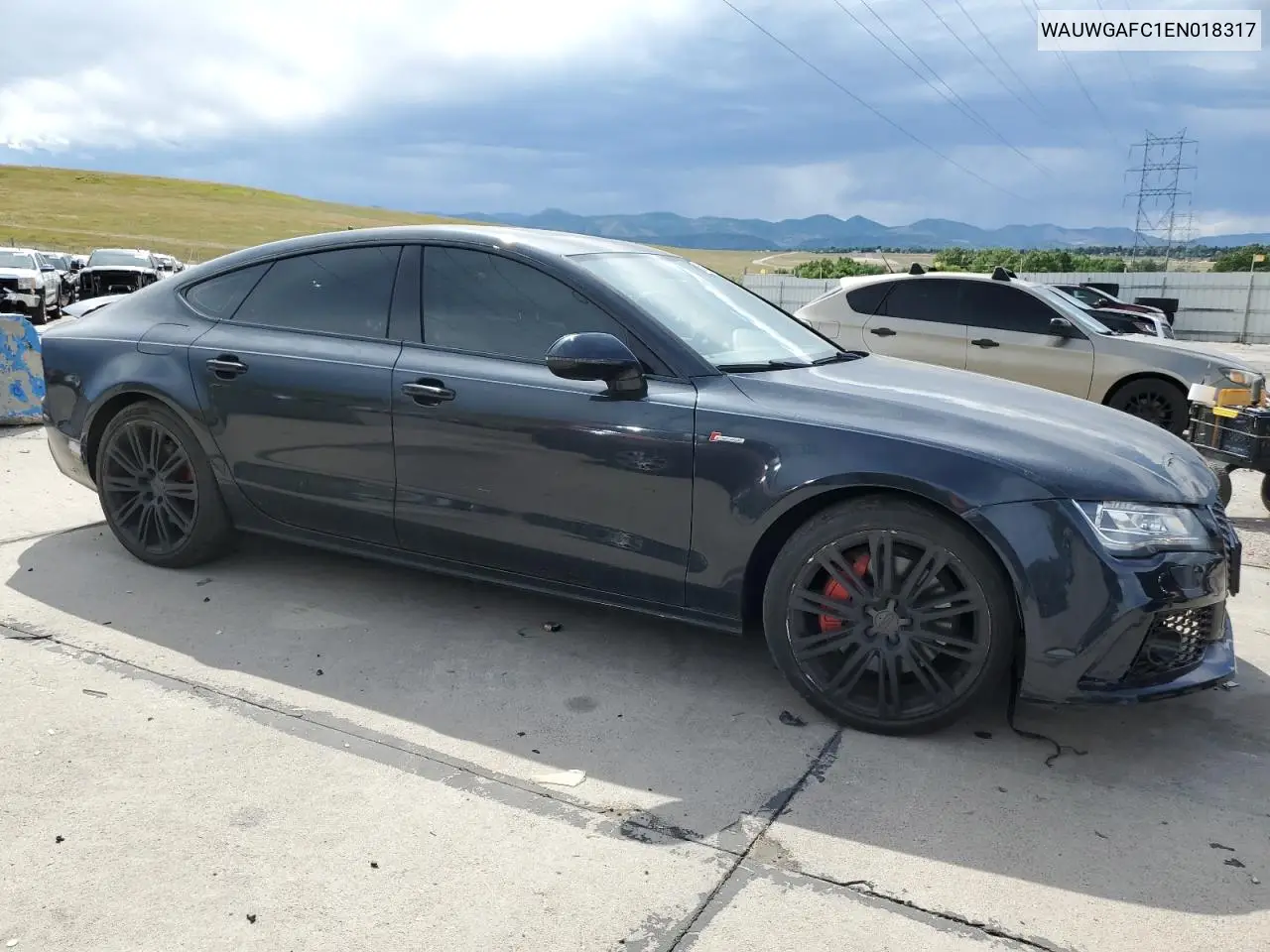 2014 Audi A7 Premium Plus VIN: WAUWGAFC1EN018317 Lot: 63293445