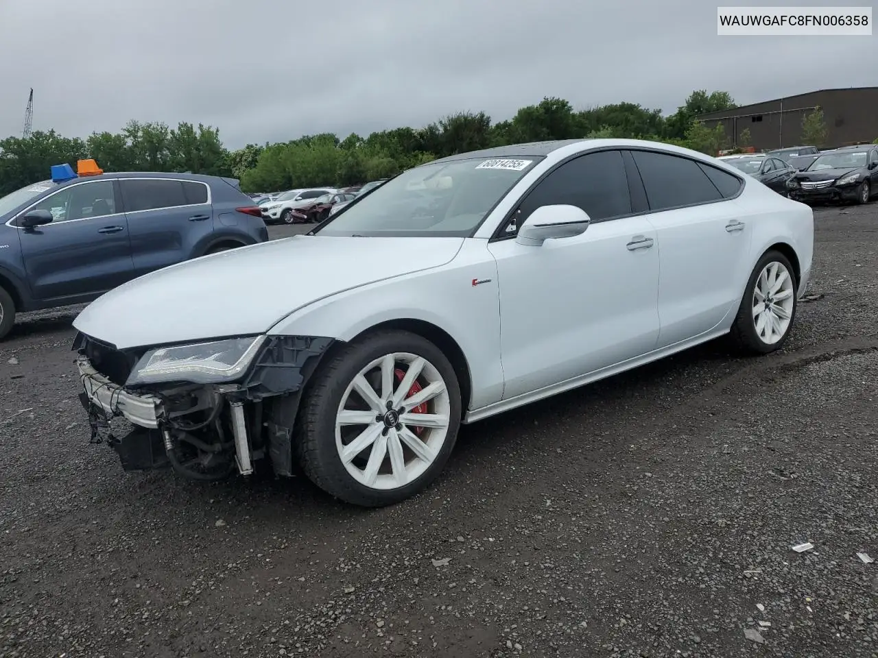 2015 Audi A7 Premium Plus VIN: WAUWGAFC8FN006358 Lot: 60814255