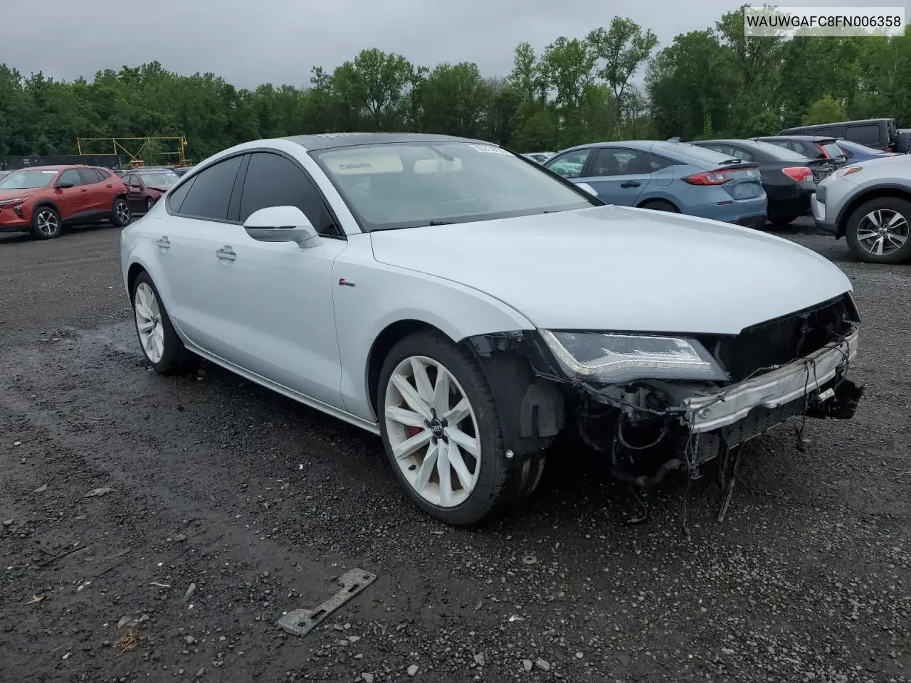 2015 Audi A7 Premium Plus VIN: WAUWGAFC8FN006358 Lot: 60814255