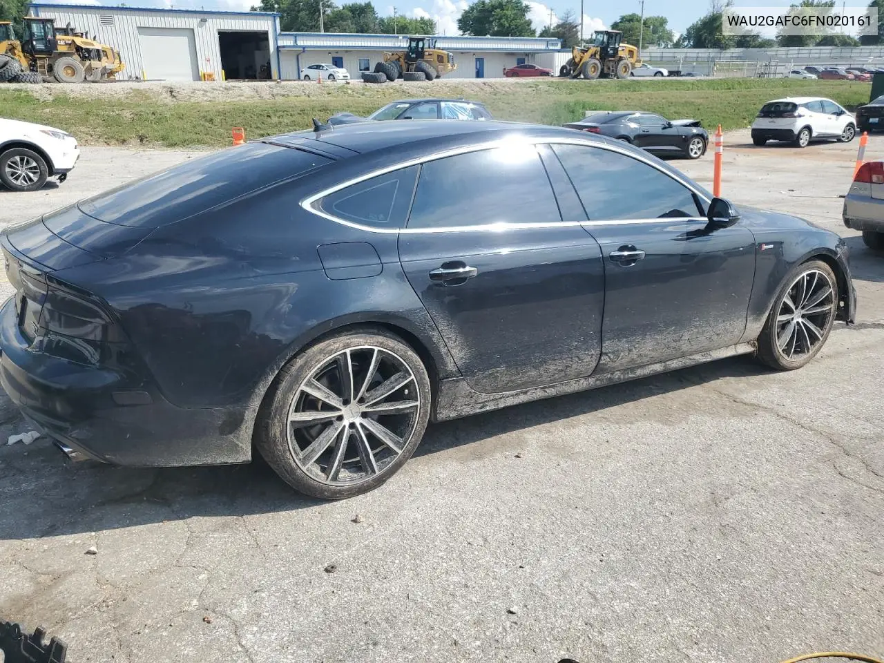 2015 Audi A7 Prestige VIN: WAU2GAFC6FN020161 Lot: 62156365