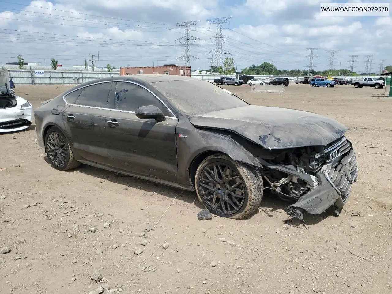 2016 Audi A7 Premium Plus VIN: WAUWGAFC0GN079578 Lot: 56789055