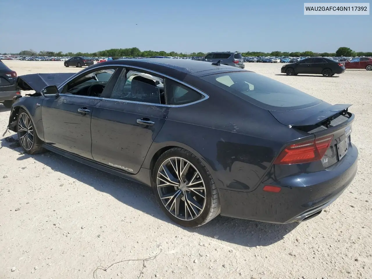 2016 Audi A7 Prestige VIN: WAU2GAFC4GN117392 Lot: 57052895