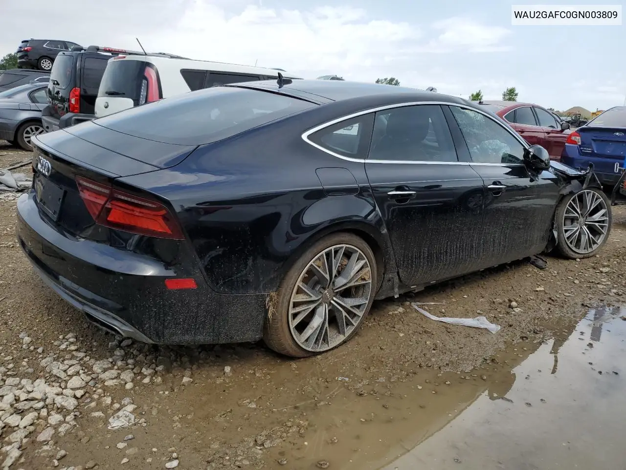 2016 Audi A7 Prestige VIN: WAU2GAFC0GN003809 Lot: 61352845