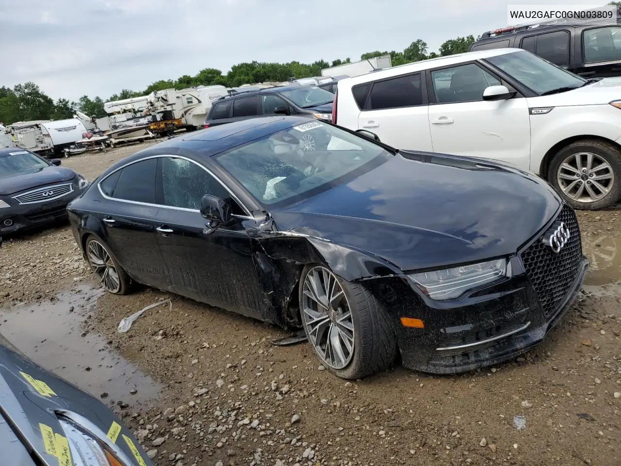 2016 Audi A7 Prestige VIN: WAU2GAFC0GN003809 Lot: 61352845