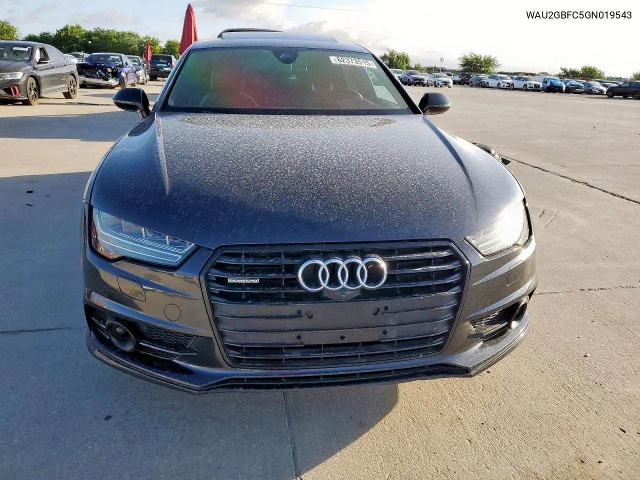 2016 Audi A7 Prestige VIN: WAU2GBFC5GN019543 Lot: 62373515