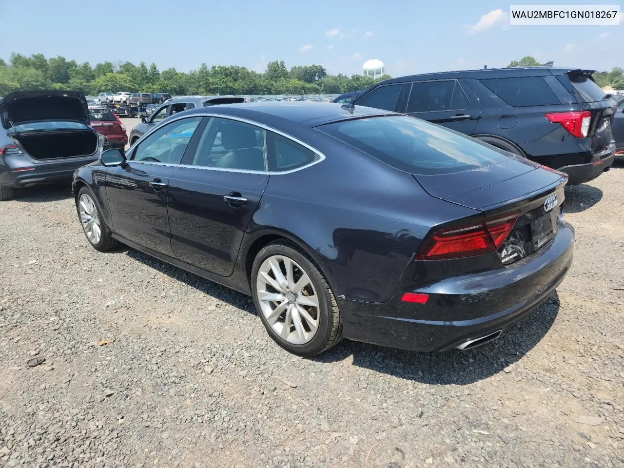 2016 Audi A7 Prestige VIN: WAU2MBFC1GN018267 Lot: 62498205