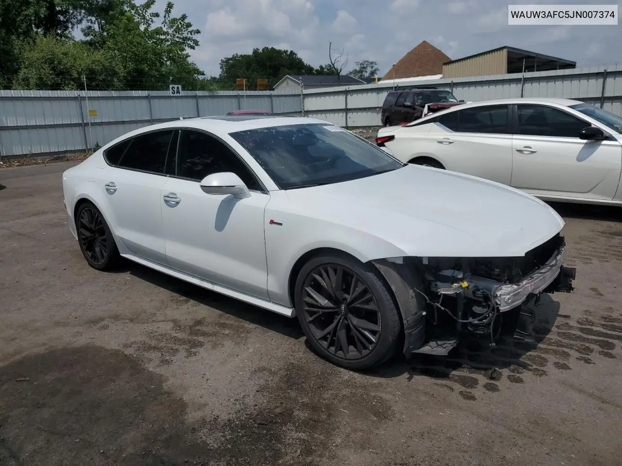 2018 Audi A7 Premium Plus VIN: WAUW3AFC5JN007374 Lot: 61891655