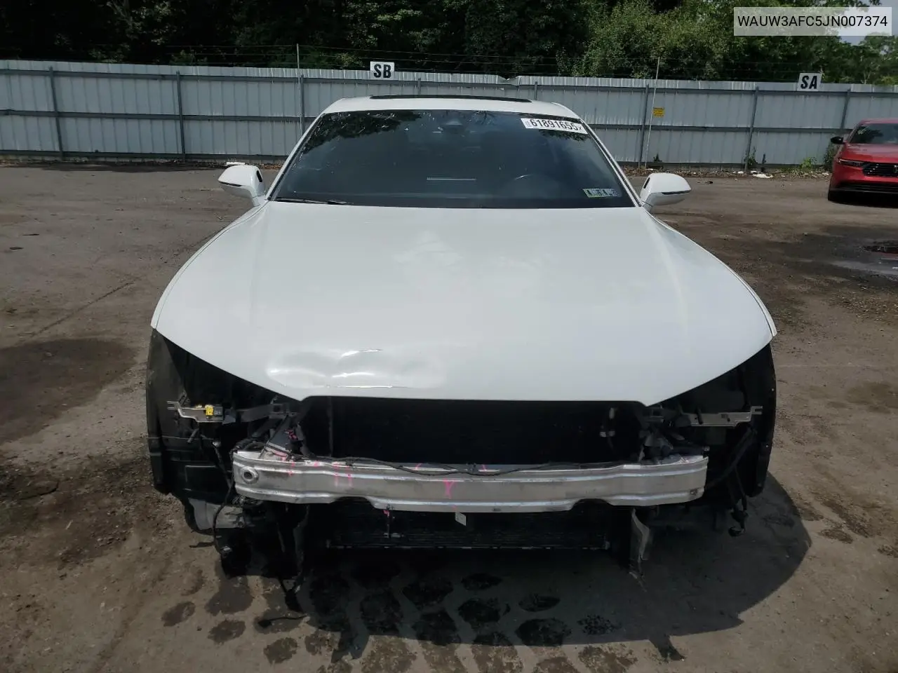 2018 Audi A7 Premium Plus VIN: WAUW3AFC5JN007374 Lot: 61891655