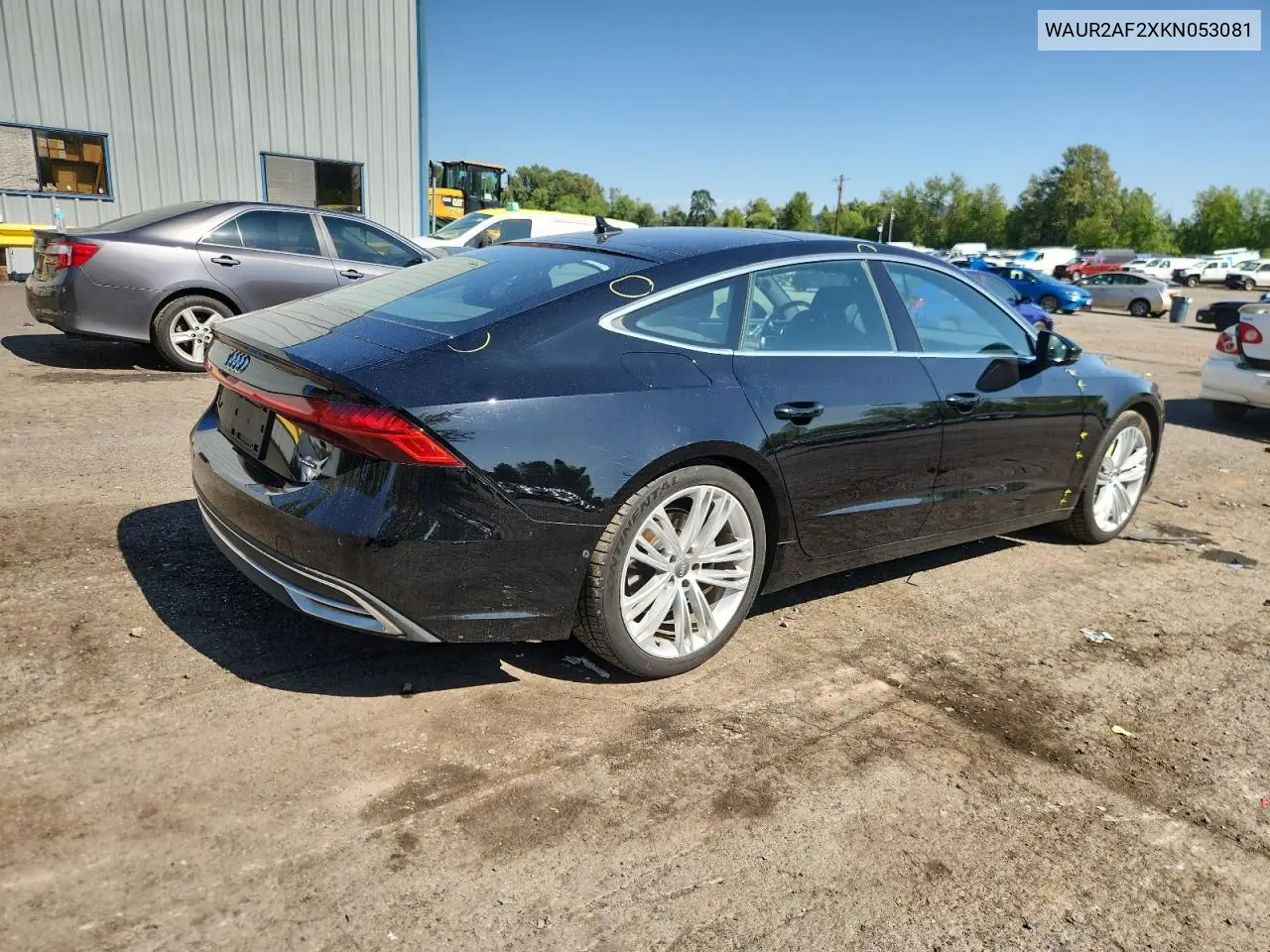 2019 Audi A7 Premium Plus VIN: WAUR2AF2XKN053081 Lot: 59627435
