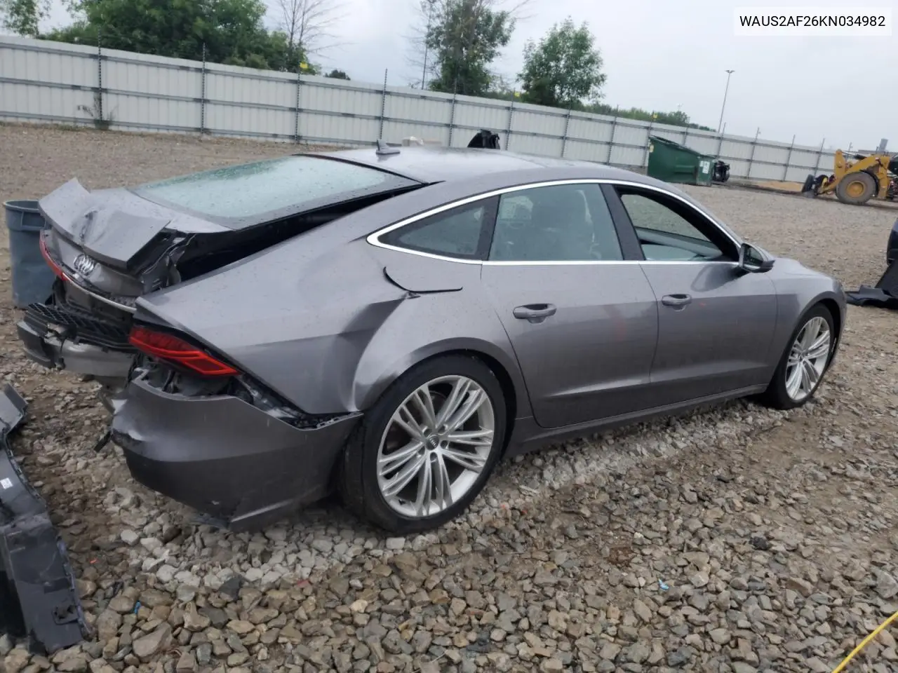 2019 Audi A7 Prestige VIN: WAUS2AF26KN034982 Lot: 61379125
