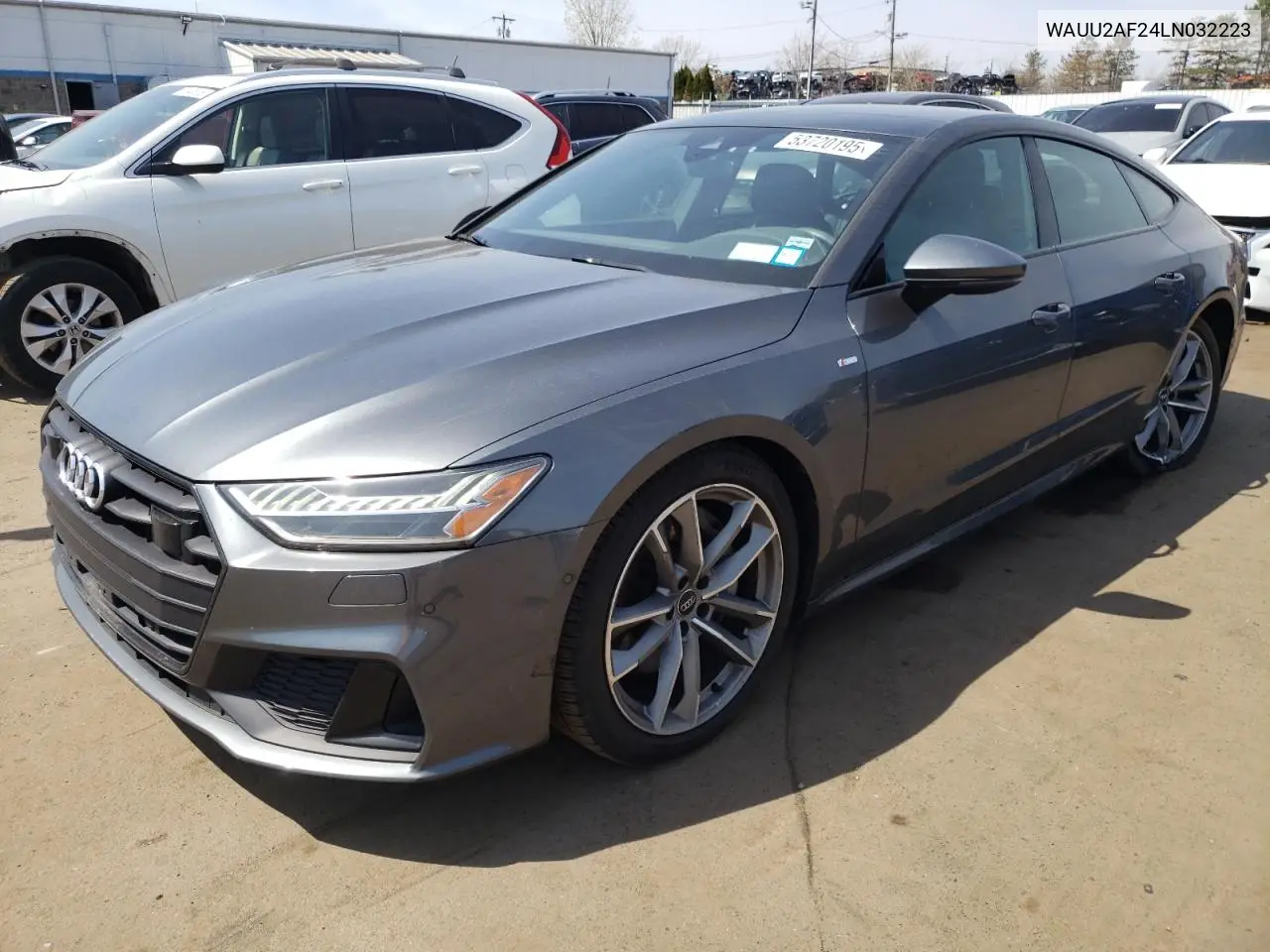 2020 Audi A7 Premium Plus S-Line VIN: WAUU2AF24LN032223 Lot: 53720195