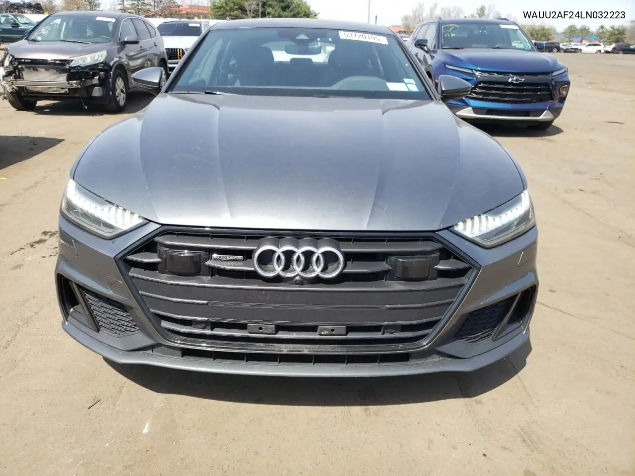 2020 Audi A7 Premium Plus S-Line VIN: WAUU2AF24LN032223 Lot: 53720195