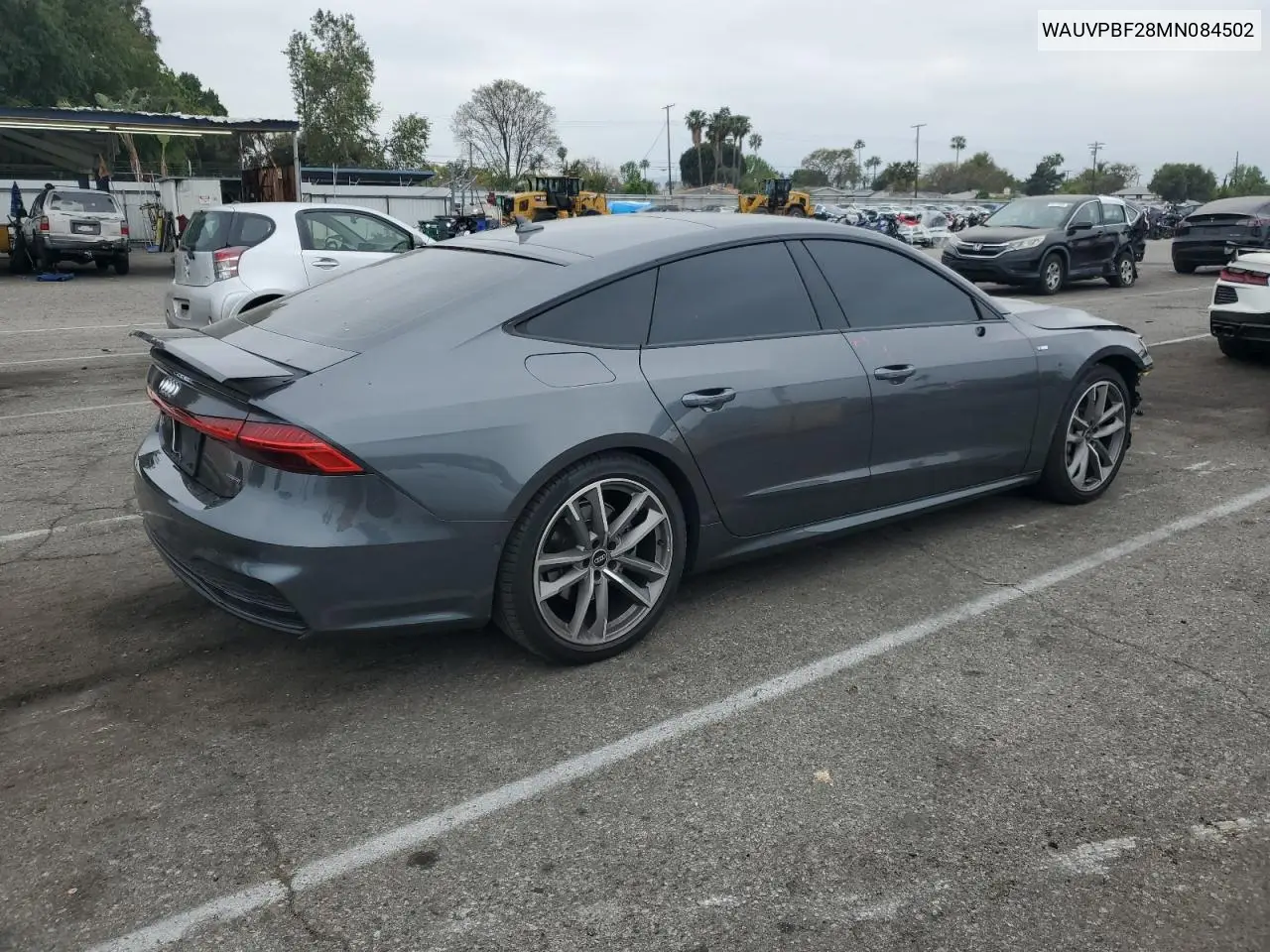 2021 Audi A7 E Prestige VIN: WAUVPBF28MN084502 Lot: 54203985