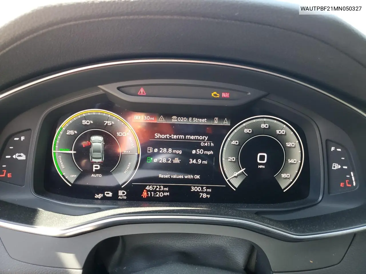 2021 Audi A7 E Premium Plus VIN: WAUTPBF21MN050327 Lot: 62820745