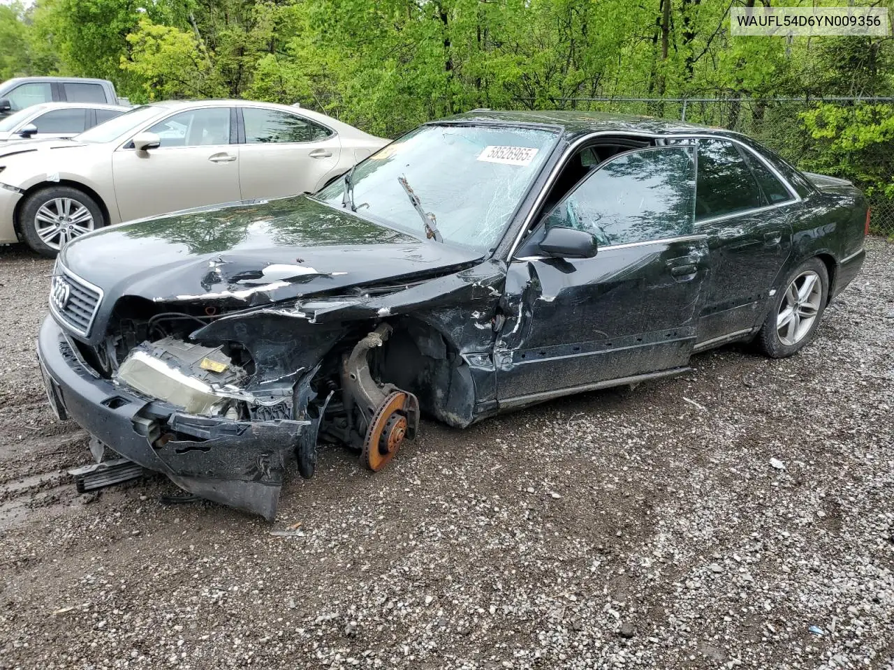 2000 Audi A8 Quattro VIN: WAUFL54D6YN009356 Lot: 58526965