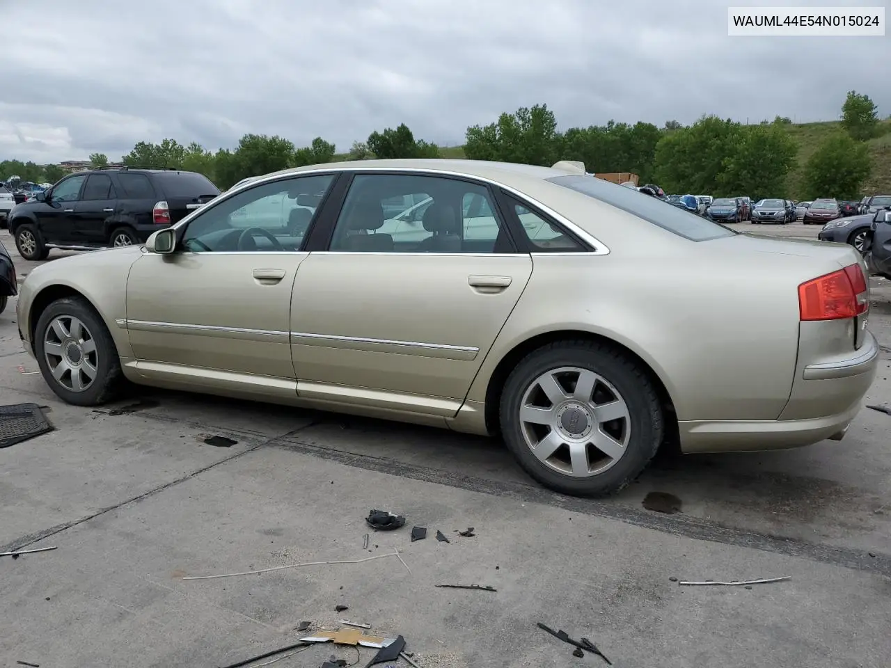 2004 Audi A8 L Quattro VIN: WAUML44E54N015024 Lot: 58185225